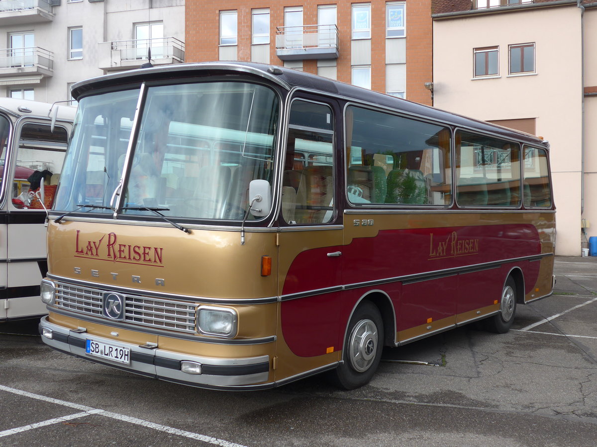 (204'472) - Aus Deutschland: Lay Reisen, P�ttlingen - SB-LR 19H - Setra am 28. April 2019 in Haguenau, Parkplatz