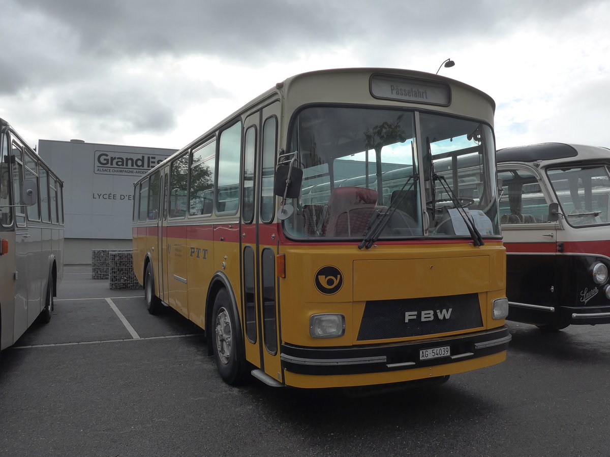 (204'490) - Aus der Schweiz: Birchler, Remetschwil - AG 54'039 - FBW/T�scher (ex Gerber, Winkel; ex Eggenberger, M�riken; ex Tanner, Bubendorf; ex P 24'803) am 28. April 2019 in Haguenau, Parkplatz