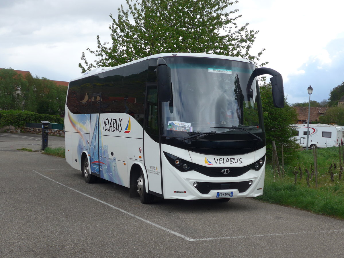 (204'530) - Aus Italien: Velabus, Rapallo - FT-619 EC - Iveco/Calipso2 am 28. April 2019 in Kaysersberg, Rocade Verte