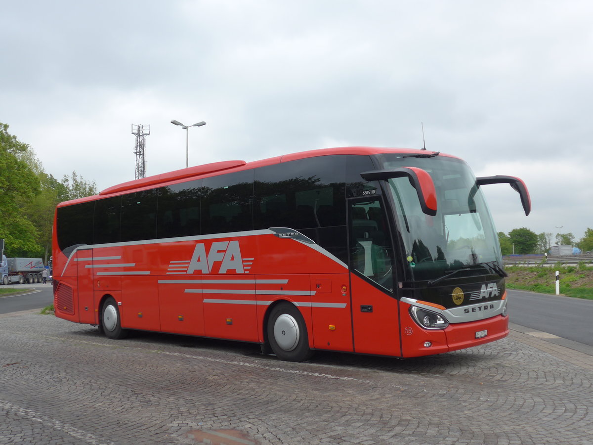 (204'701) - Aus der Schweiz: AFA Adelboden - Nr. 15/BE 26'702 - Setra am 10. Mai 2019 in Schellerten, Rastst�tte Hildesheimer B�rde