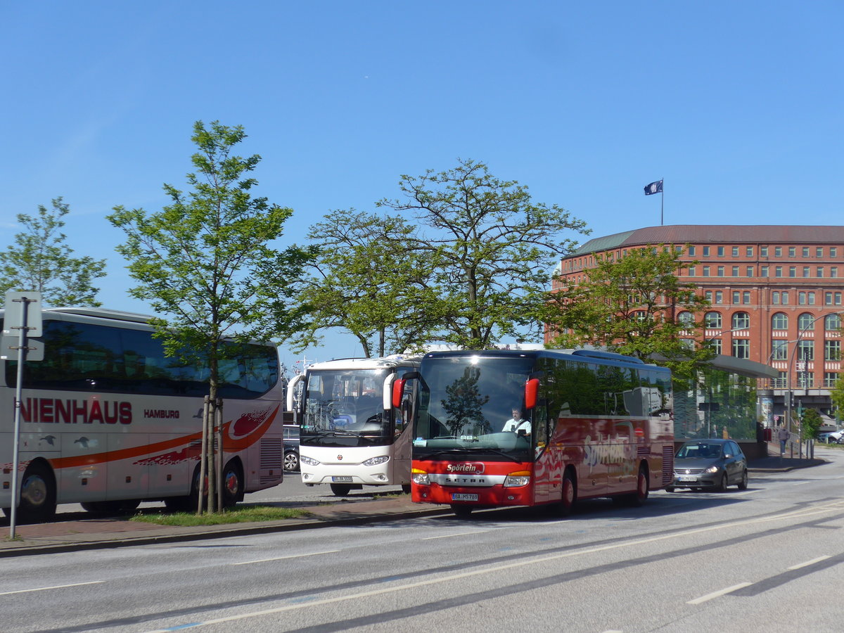 (204'890) - Sp�rlein, Burgebrach - BA-MS 788 - Setra am 11. Mai 2019 in Hamburg