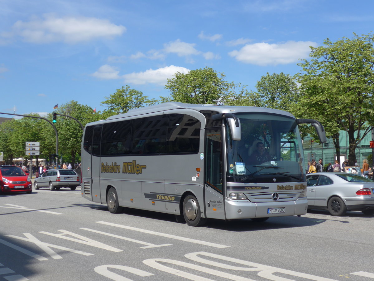(204'944) - M�ller, Mannheim - HP-M 2080 - Mercedes am 11. Mai 2019 in Hamburg, Jungfernstieg