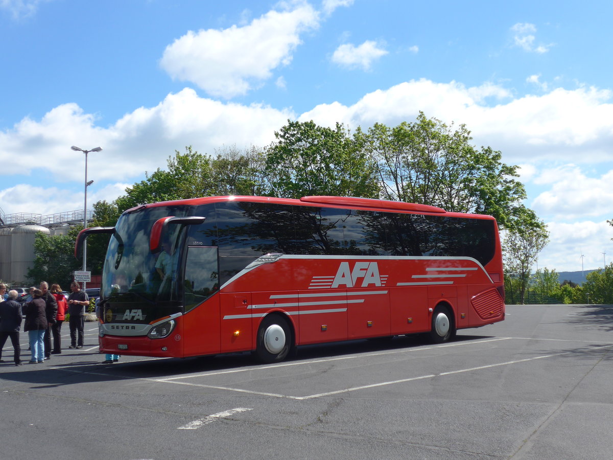 (204'983) - Aus der Schweiz: AFA Adelboden - Nr. 15/BE 26'702 - Setra am 12. Mai 2019 in Baunatal, H�tt-Brauerei