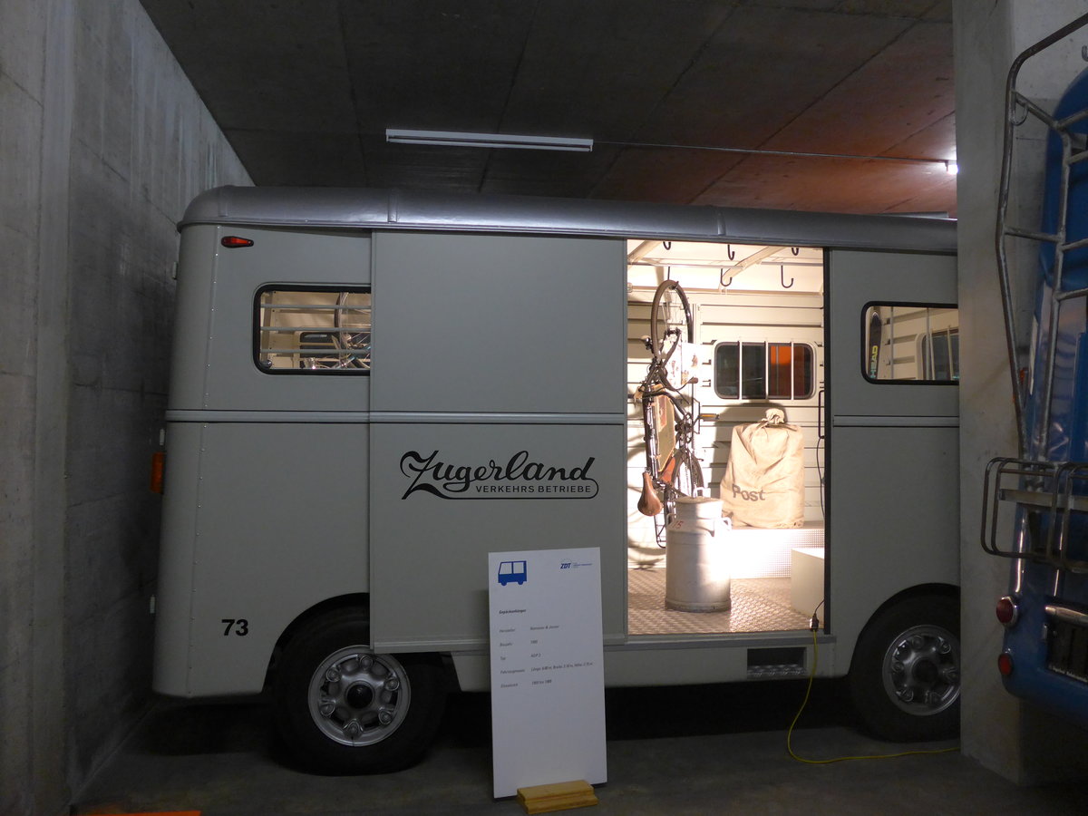 (205'230) - ZVB Zug - Nr 73 - Moser/R&J Gep�ckanh�nger am 18. Mai 2019 in Neuheim, ZDT