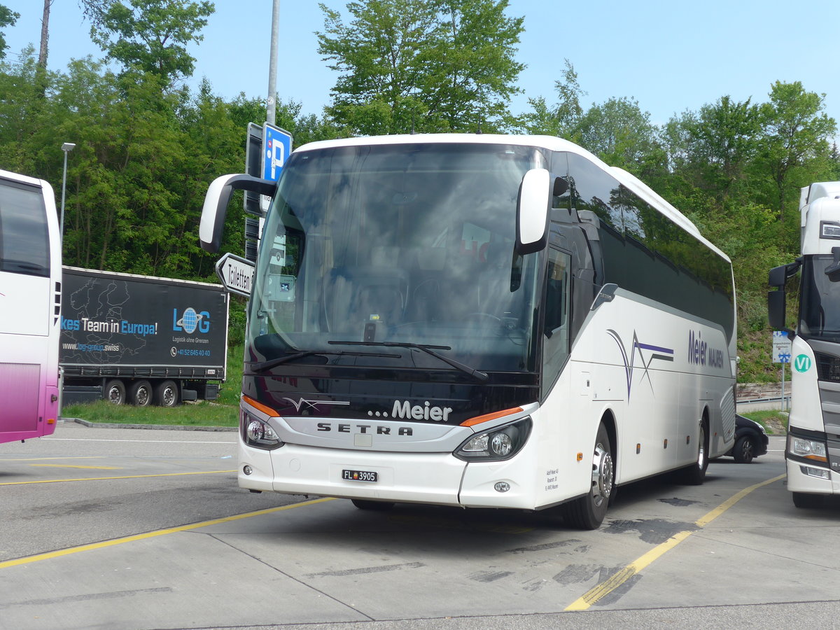 (205'355) - Aus Liechtenstein: Meier, Mauren - FL 3905 - Setra am 25. Mai 2019 in Ittigen, Rastst�tte Grauholz