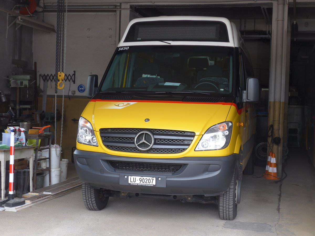 (205'578) - Schnider, Sch�pfheim - LU 90'207 - Mercedes am 27. Mai 2019 in Sch�pfheim, Garage
