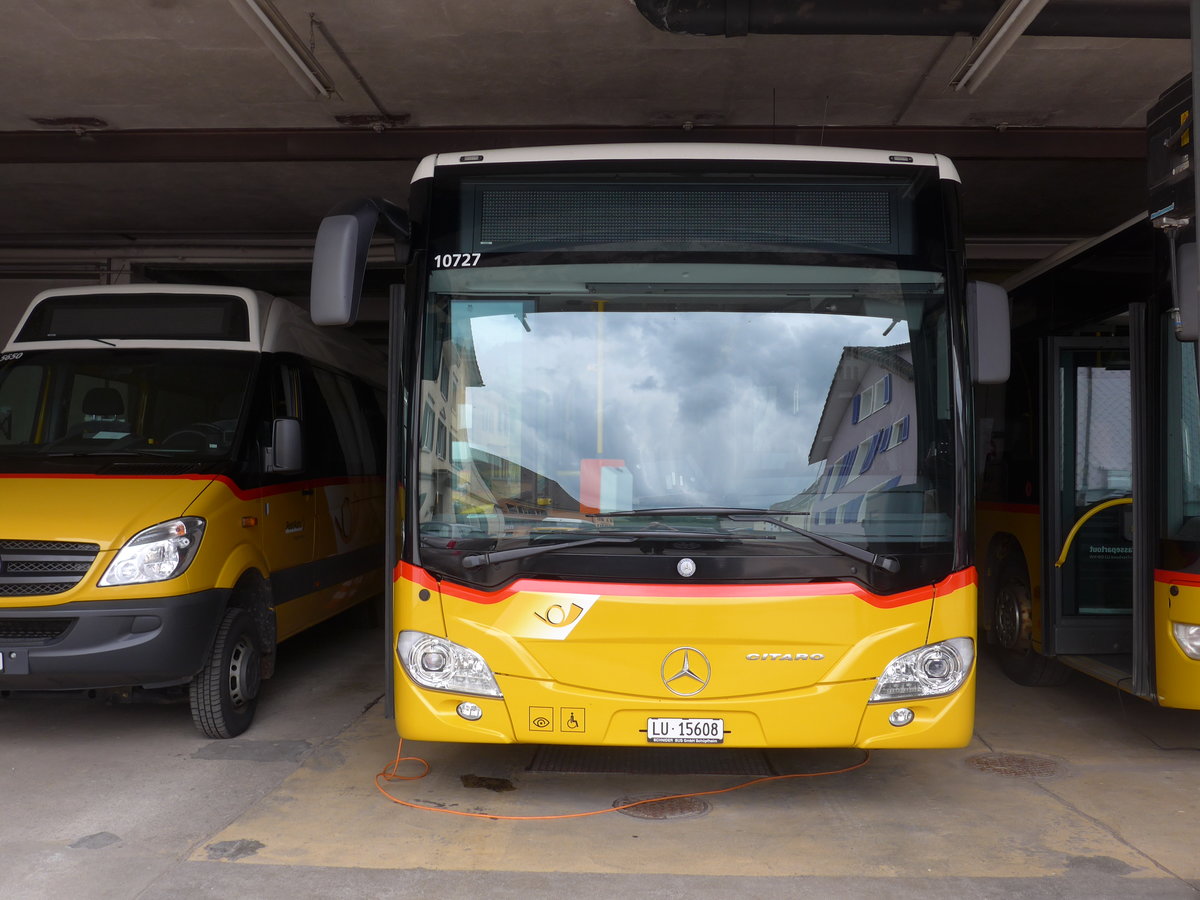 (205'579) - Schnider, Sch�pfheim - LU 15'608 - Mercedes (ex LU 15'754) am 27. Mai 2019 in Sch�pfheim, Garage