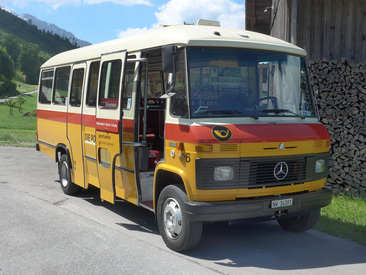 (205'612) - M�ller, Ennetmoos - Nr. 6/NW 24'301 - Mercedes (ex Portenier, Adelboden Nr. 6; ex Geiger, Adelboden Nr. 6) am 30. Mai 2019 in Ennetmoos, Garage