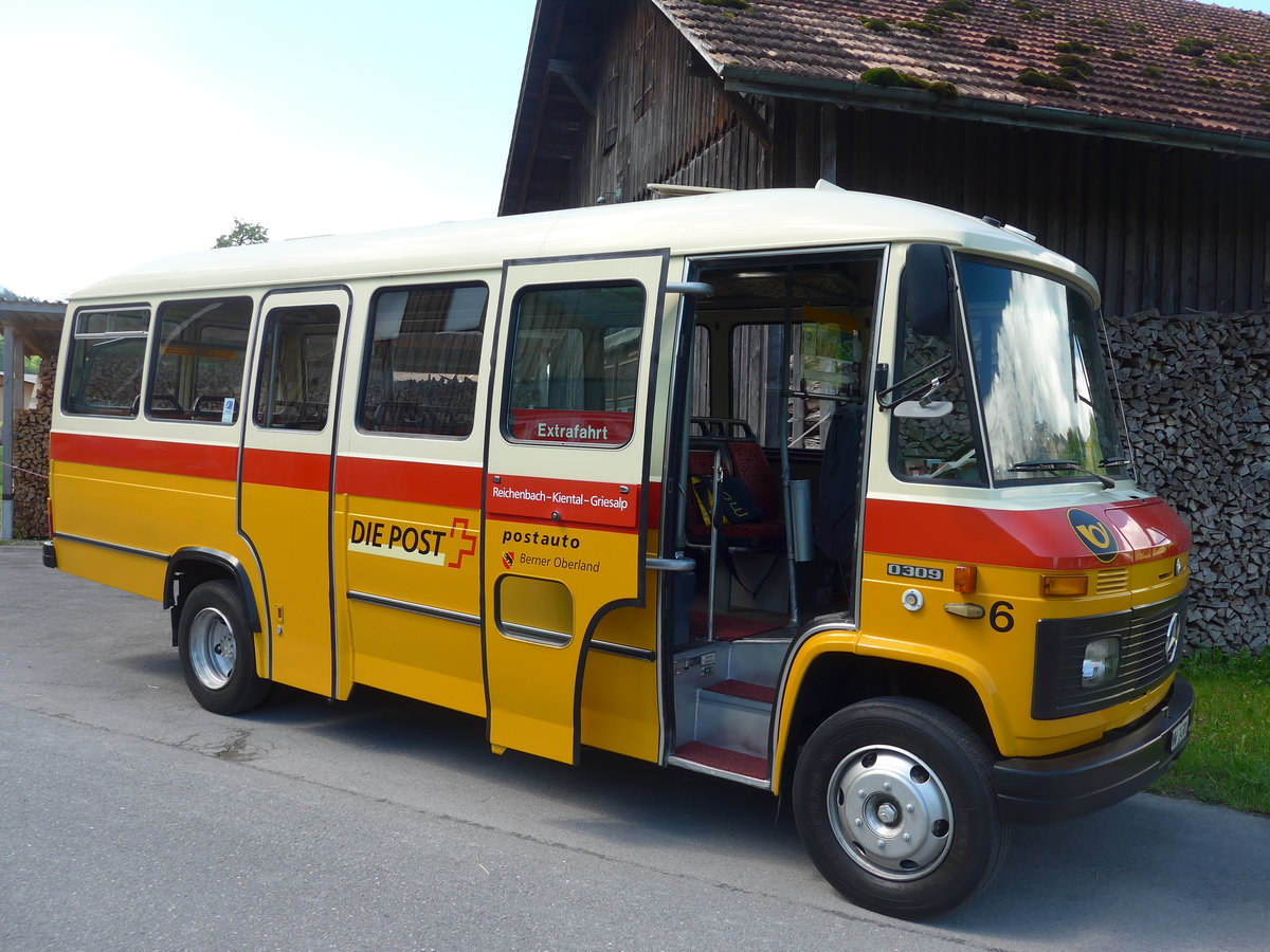 (205'615) - M�ller, Ennetmoos - Nr. 6/NW 24'301 - Mercedes (ex Portenier, Adelboden Nr. 6; ex Geiger, Adelboden Nr. 6) am 30. Mai 2019 in Ennetmoos, Garage