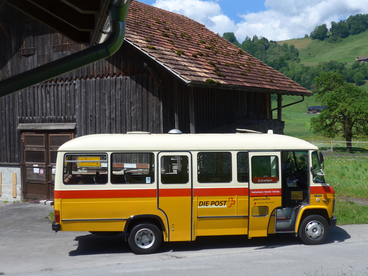 (205'622) - M�ller, Ennetmoos - Nr. 6/NW 24'301 - Mercedes (ex Portenier, Adelboden Nr. 6; ex Geiger, Adelboden Nr. 6) am 30. Mai 2019 in Ennetmoos, Garage