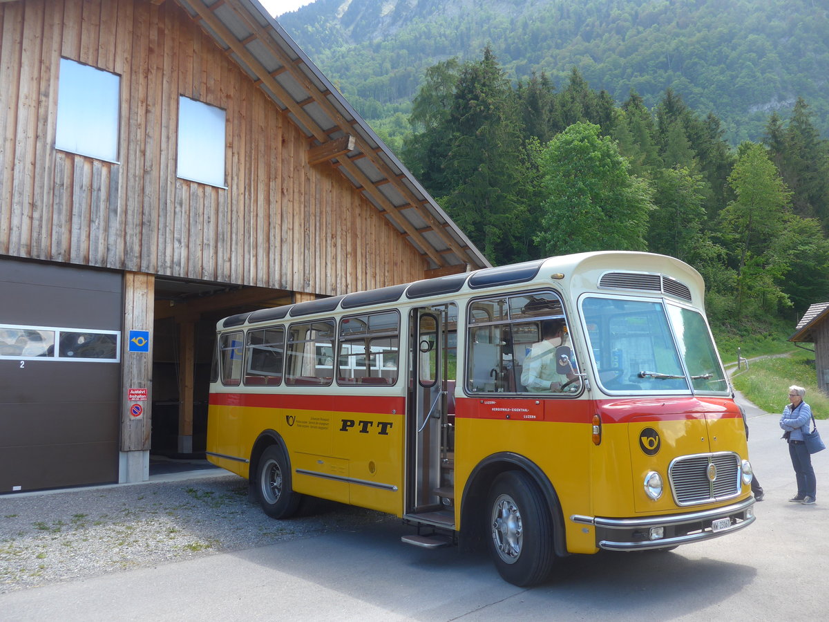 (205'623) - M�ller, Ennetmoos - NW 23'167 - FBW/Gangloff (ex Rentsch, Gunten; ex P 23'203; ex P 21'003) am 30. Mai 2019 in Ennetmoos, Garage