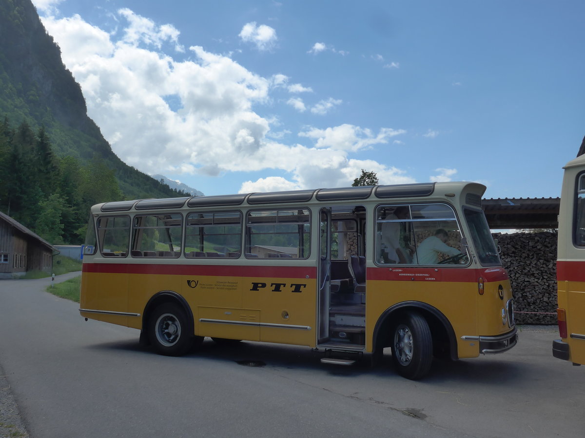 (205'624) - M�ller, Ennetmoos - NW 23'167 - FBW/Gangloff (ex Rentsch, Gunten; ex P 23'203; ex P 21'003) am 30. Mai 2019 in Ennetmoos, Garage