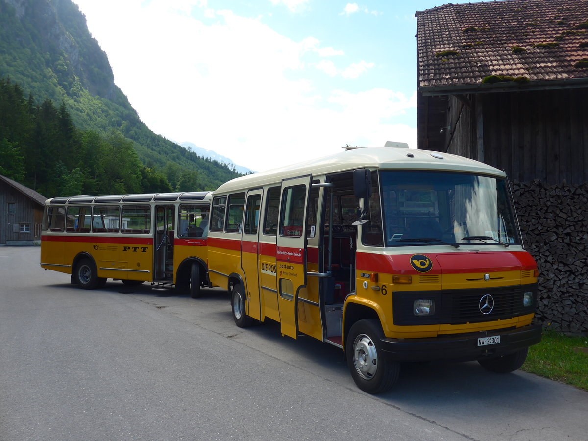 (205'625) - M�ller, Ennetmoos - Nr. 6/NW 24'301 - Mercedes (ex Portenier, Adelboden Nr. 6; ex Geiger, Adelboden Nr. 6) am 30. Mai 2019 in Ennetmoos, Garage