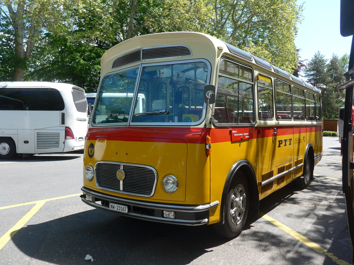 (205'629) - M�ller, Ennetmoos - NW 23'167 - FBW/Gangloff (ex Rentsch, Gunten; ex P 23'203; ex P 21'003) am 30. Mai 2019 in Luzern, Inseli-P