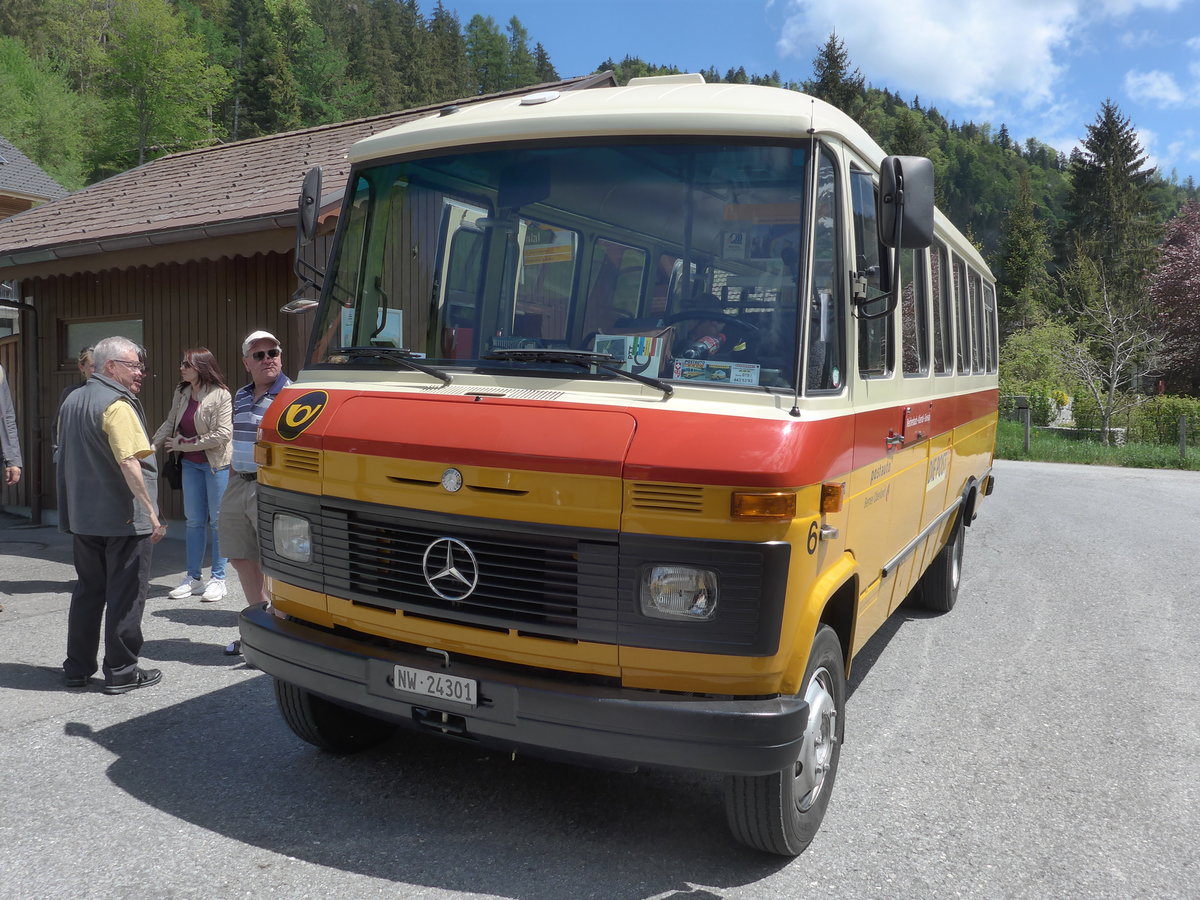 (205'633) - M�ller, Ennetmoos - Nr. 6/NW 24'301 - Mercedes (ex Portenier, Adelboden Nr. 6; ex Geiger, Adelboden Nr. 6) am 30. Mai 2019 in Eigenthal, Talboden