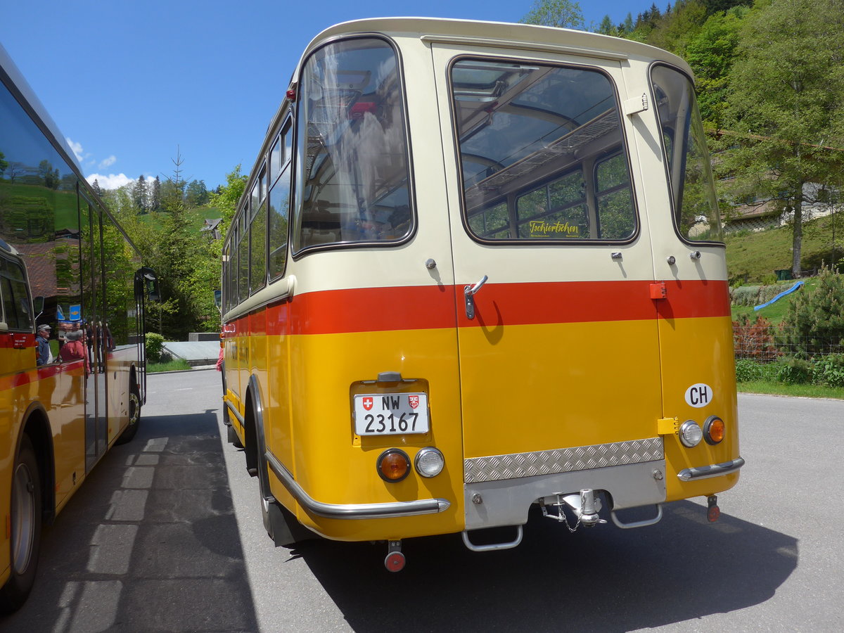 (205'639) - M�ller, Ennetmoos - NW 23'167 - FBW/Gangloff (ex Rentsch, Gunten; ex P 23'203; ex P 21'003) am 30. Mai 2019 in Eigenthal, Talboden