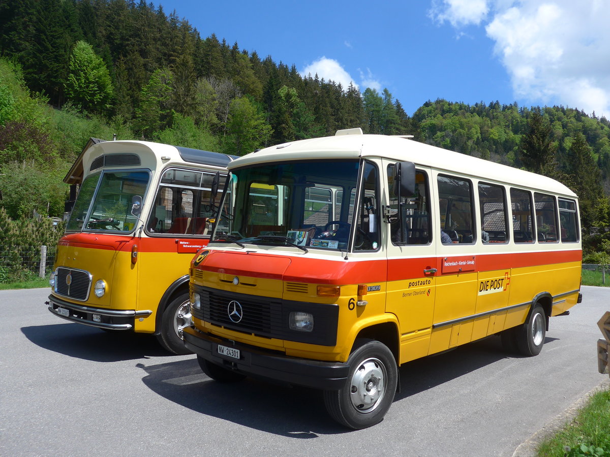 (205'652) - M�ller, Ennetmoos - Nr. 6/NW 24'301 - Mercedes (ex Portenier, Adelboden Nr. 6; ex Geiger, Adelboden Nr. 6) am 30. Mai 2019 in Eigenthal, Talboden