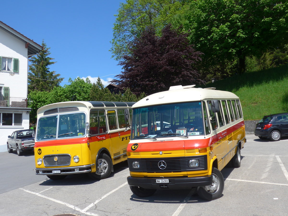(205'669) - M�ller, Ennetmoos - Nr. 6/NW 24'301 - Mercedes (ex Portenier, Adelboden Nr. 6; ex Geiger, Adelboden Nr. 6) am 30. Mai 2019 in Schwarzenberg, Hotel weisses Kreuz