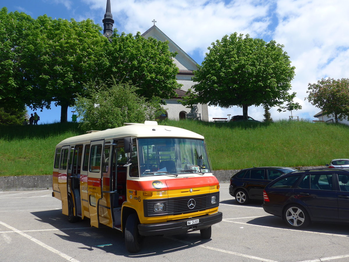 (205'670) - M�ller, Ennetmoos - Nr. 6/NW 24'301 - Mercedes (ex Portenier, Adelboden Nr. 6; ex Geiger, Adelboden Nr. 6) am 30. Mai 2019 in Schwarzenberg, Hotel weisses Kreuz