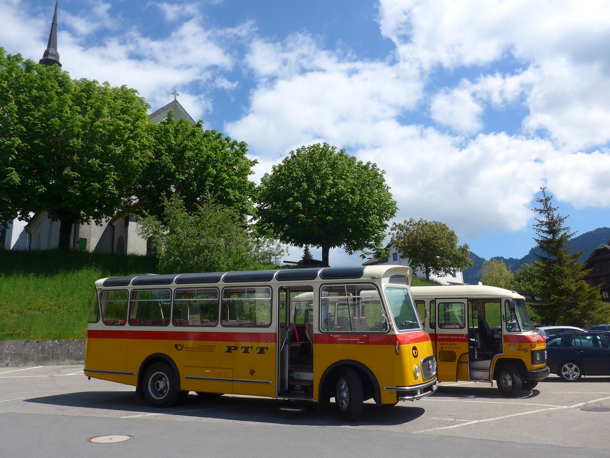 (205'673) - M�ller, Ennetmoos - NW 23'167 - FBW/Gangloff (ex Rentsch, Gunten; ex P 23'203; ex P 21'003) am 30. Mai 2019 in Schwarzenberg, Hotel weisses Kreuz