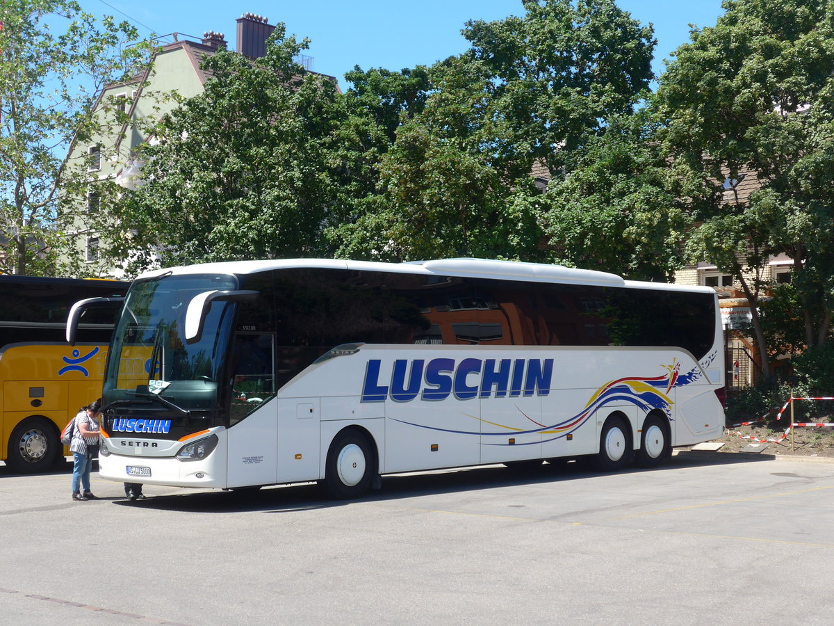 (205'915) - Aus Deutschland: Luschin, Bad D�rrheim - VS-LU 5000 - Setra am 8. Juni 2019 in Z�rich, Sihlquai