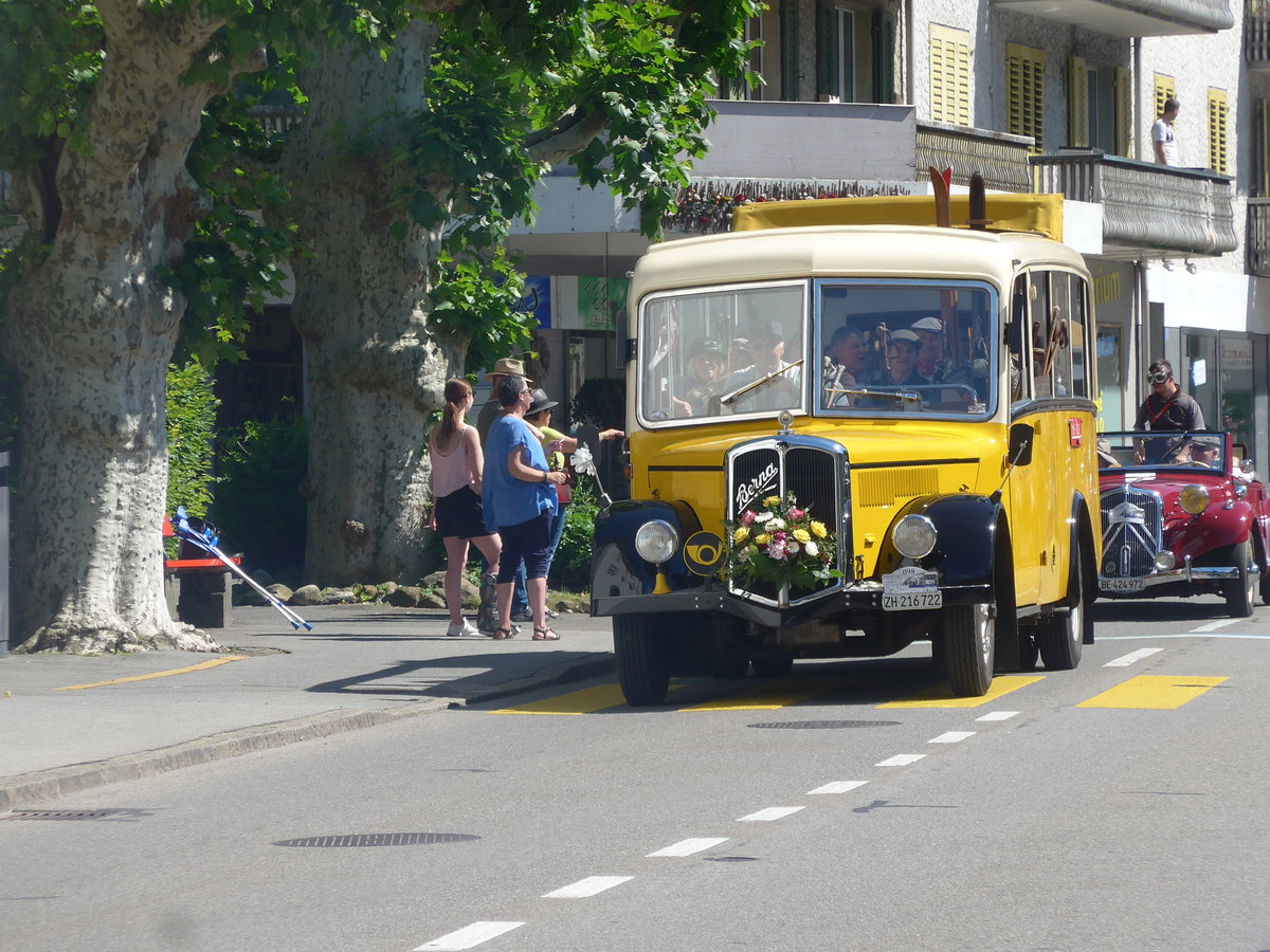 (206'019) - Moser, Sch�nenberg - ZH 216'722 - Berna/Hess (ex Barenco, Faido) am 8. Juni 2019 in Sarnen, OiO