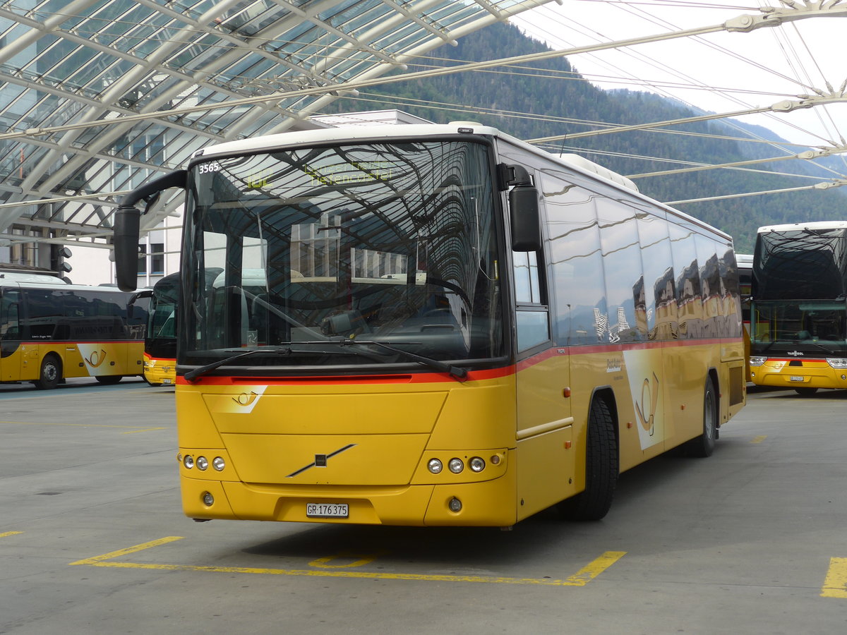 (206'195) - PostAuto Graub�nden - GR 176'375 - Volvo (ex PostAuto Ostschweiz; ex Casutt, Gossau; ex PostAuto Ostschweiz) am 9. Juni 2019 in Chur, Postautostation