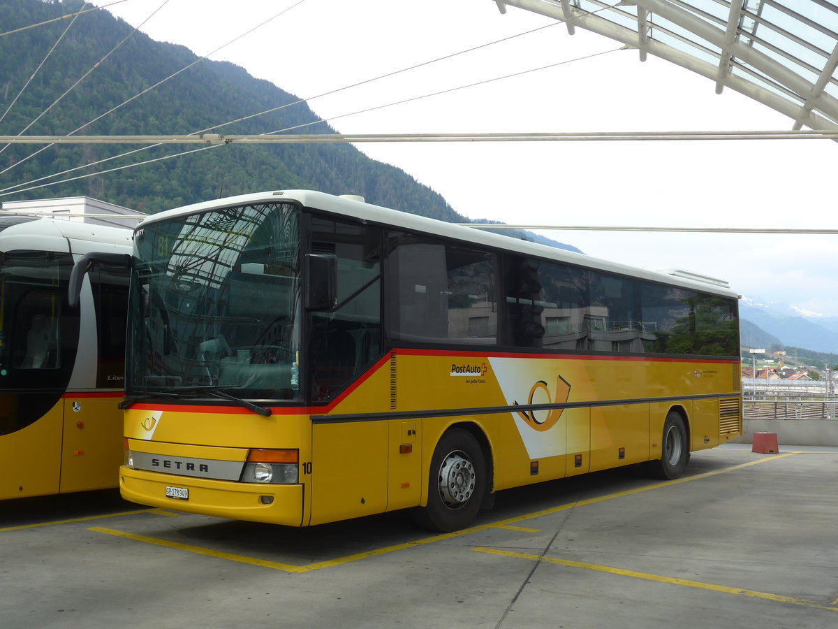 (206'198) - PostAuto Graub�nden (Thepra 10) - GR 178'949 - Setra am 9. Juni 2019 in Chur, Postautostation