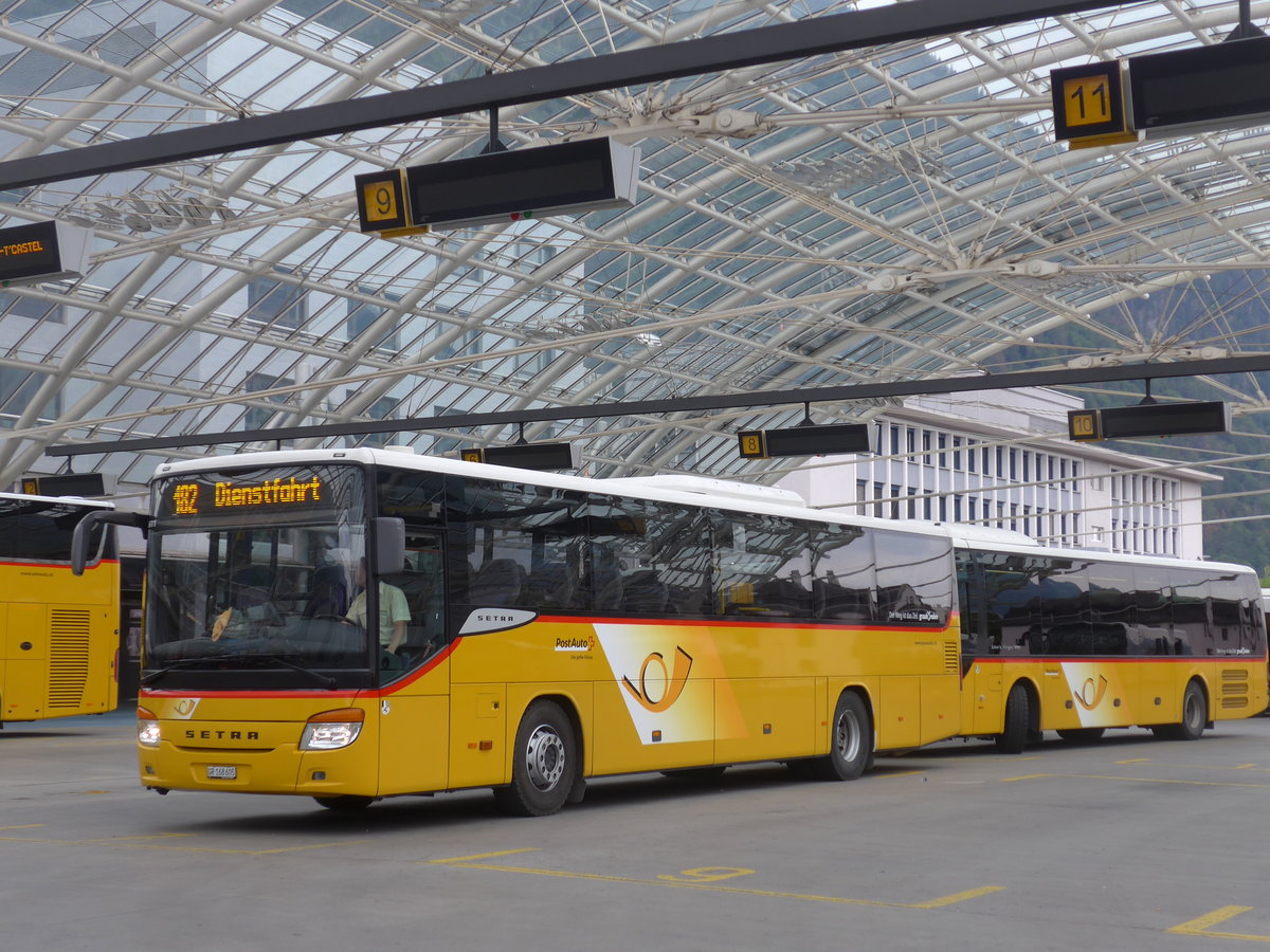 (206'208) - PostAuto Graub�nden - GR 168'605 - Setra am 9. Juni 2019 in Chur, Postautostation