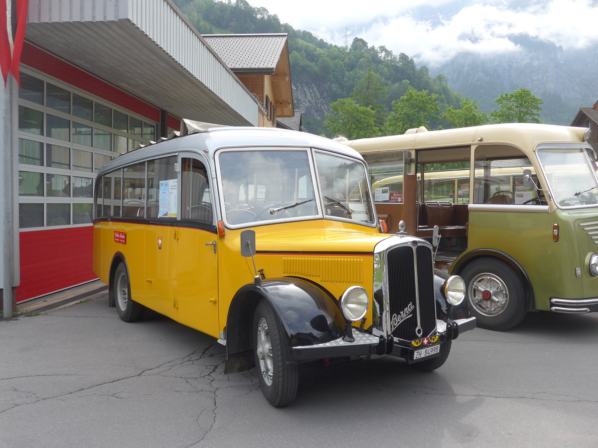 (206'274) - Hurter, M�nchaltdorf - ZH 84'998 - Berna/FHS (ex Volkart, Russikon; ex ASD Aigle; ex P 21'003) am 15. Juni 2019 in Elm, Station