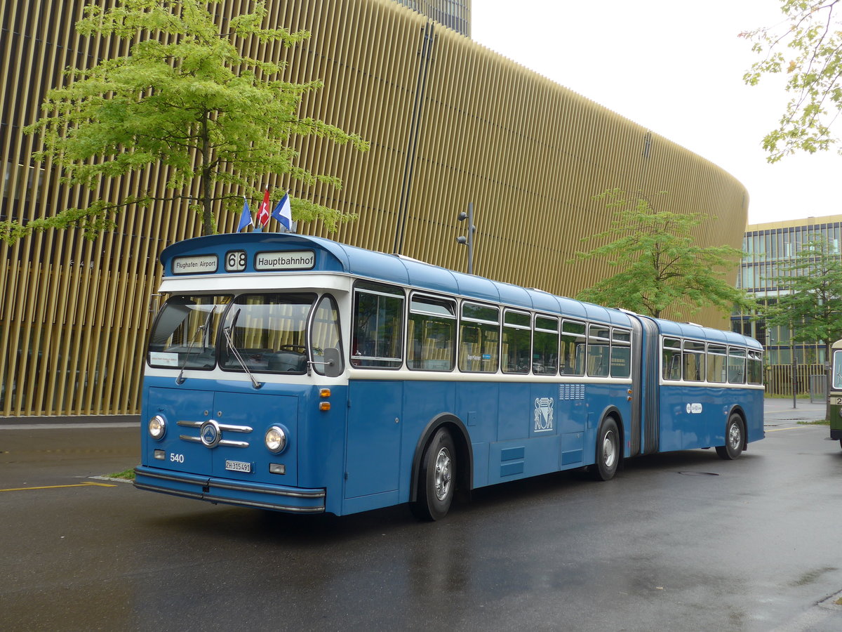 (206'546) - VBZ Z�rich (TMZ) - Nr. 540/ZH 315'491 - Saurer/Saurer (ex Nr. 7540; ex Nr. 540) am 22. Juni 2019 in Luzern, Allmend