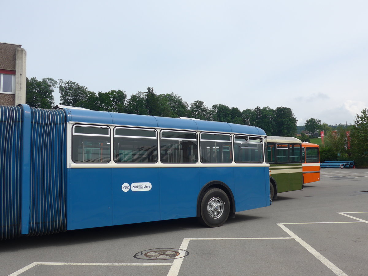 (206'589) - VBZ Z�rich (TMZ) - Nr. 540/ZH 315'491 - Saurer/Saurer (ex Nr. 7540; ex Nr. 540) am 22. Juni 2019 in Emmenbr�cke, Debrunner Acifer (Teilaufnahme)