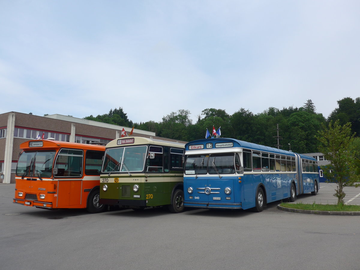 (206'608) - VBZ Z�rich (TMZ) - Nr. 540/ZH 315'491 - Saurer/Saurer (ex Nr. 7540; ex Nr. 540) am 22. Juni 2019 in Emmenbr�cke, Debrunner Acifer