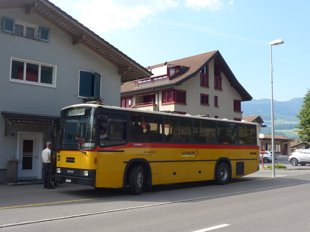 (206'904) - Oser, B�rchen - VS 93'575 - NAW/Lauber (ex Epiney, Ayer) am 30. Juni 2019 beim Bahnhof Giswil