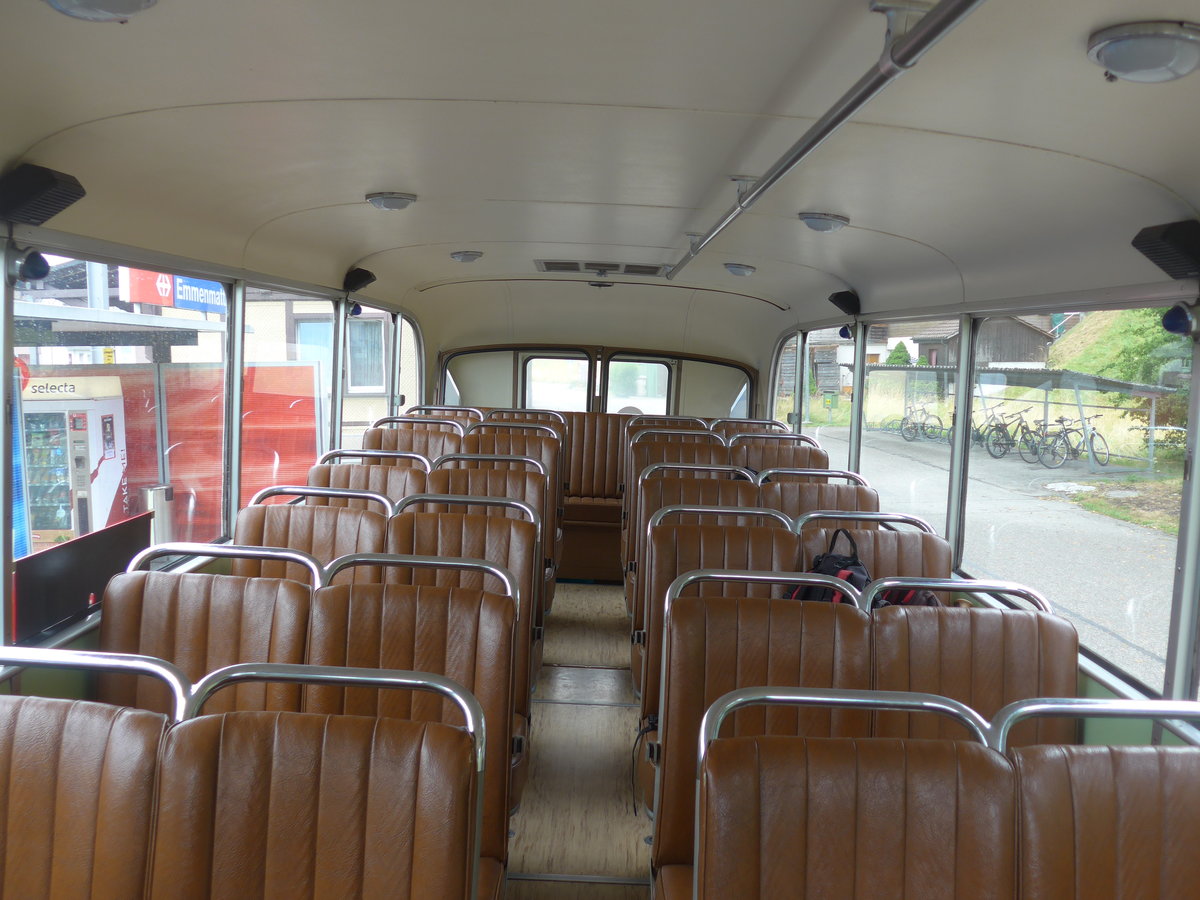 (207'456) - Steiner, Messen - SO 20'142 - Berna/Hess (ex B�rtschi, Biberen) am 7. Juli 2019 beim Bahnhof Emmenmatt (Innenaufnahme)