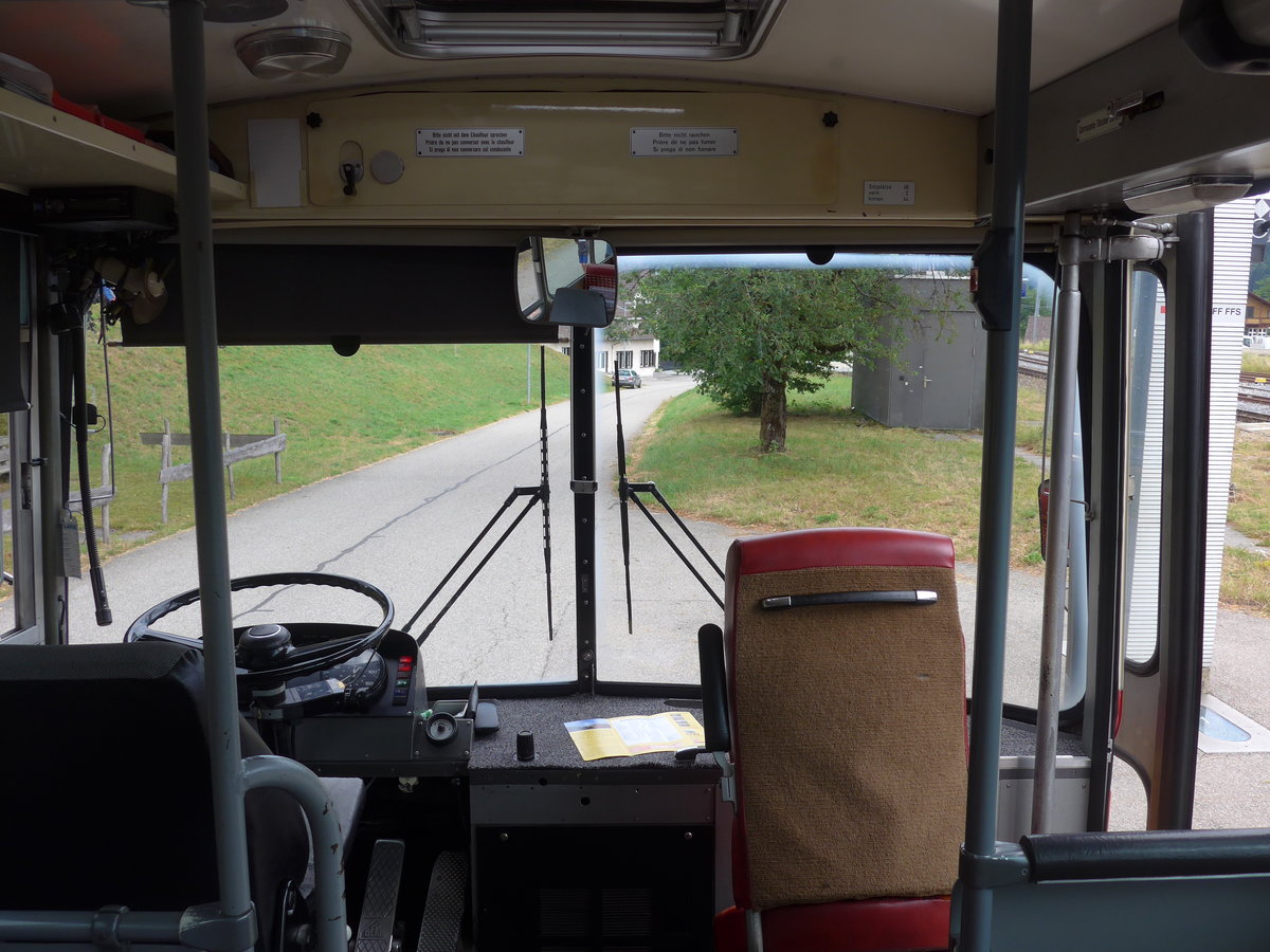 (207'479) - Birchler, Remetschwil - AG 54'039 - FBW/T�scher (ex Gerber, Winkel; ex Eggenberger, M�riken; ex Tanner, Bubendorf; ex P 24'803) am 7. Juli 2019 beim Bahnhof Emmenmatt (Innenaufnahme)