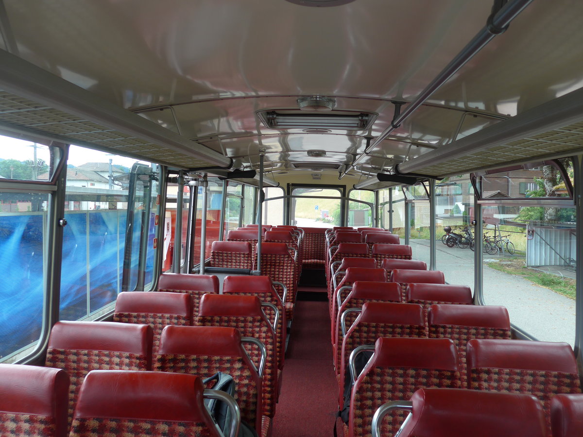 (207'481) - Birchler, Remetschwil - AG 54'039 - FBW/T�scher (ex Gerber, Winkel; ex Eggenberger, M�riken; ex Tanner, Bubendorf; ex P 24'803) am 7. Juli 2019 beim Bahnhof Emmenmatt (Innenaufnahme)