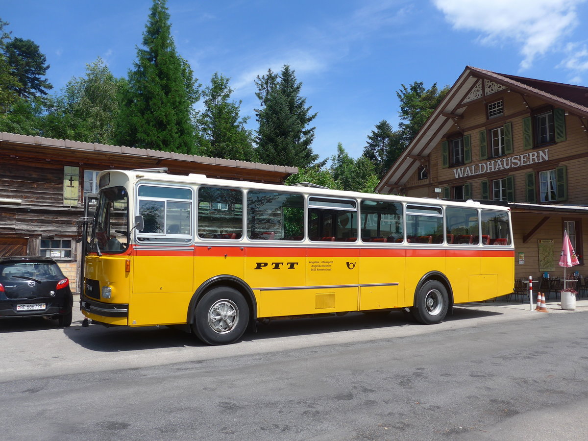 (207'486) - Birchler, Remetschwil - AG 54'039 - FBW/T�scher (ex Gerber, Winkel; ex Eggenberger, M�riken; ex Tanner, Bubendorf; ex P 24'803) am 7. Juli 2019 in Waldh�usern, Kurhaus