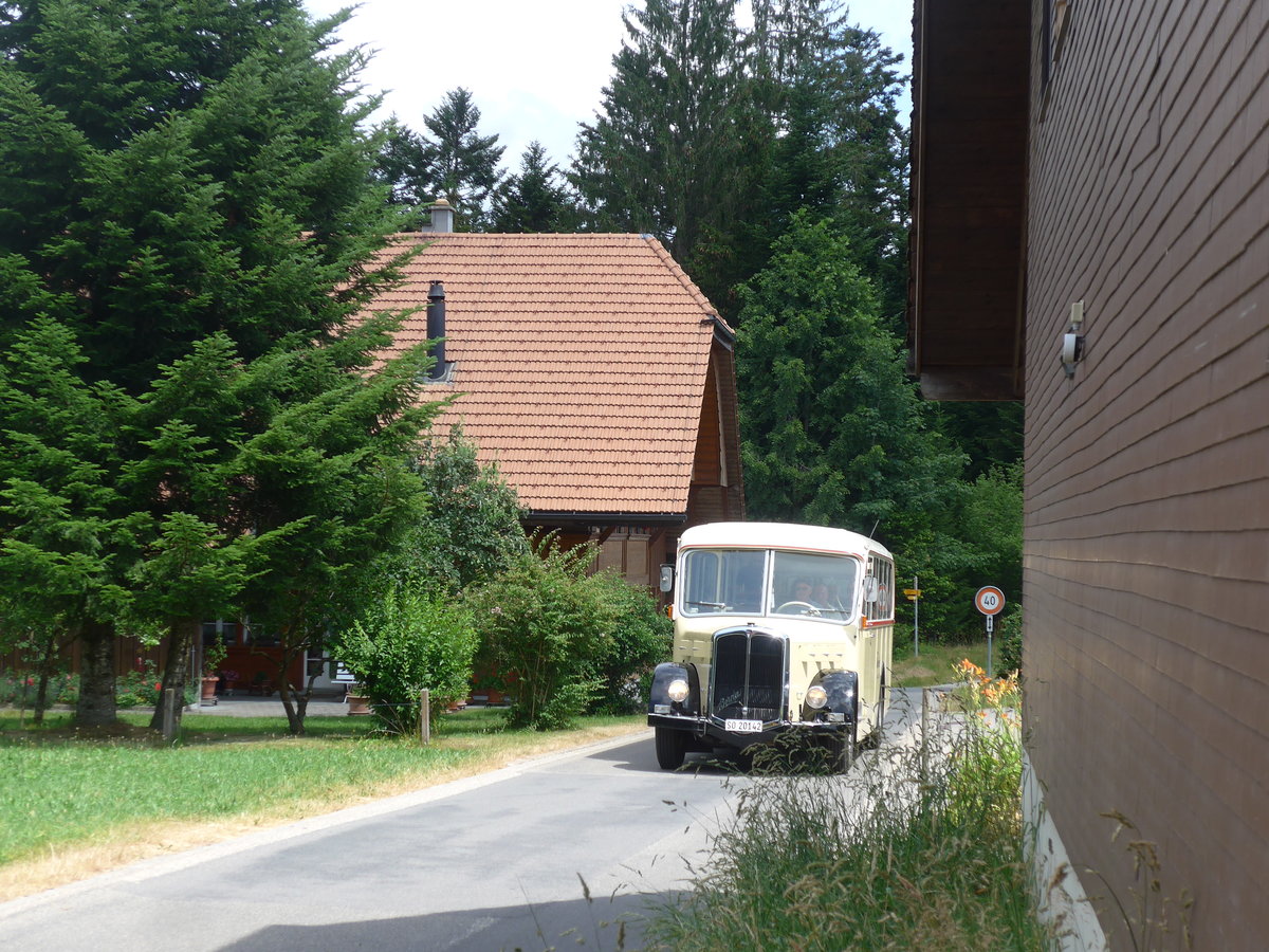 (207'505) - Steiner, Messen - SO 20'142 - Berna/Hess (ex B�rtschi, Biberen) am 7. Juli 2019 in Waldh�usern, Kurhaus