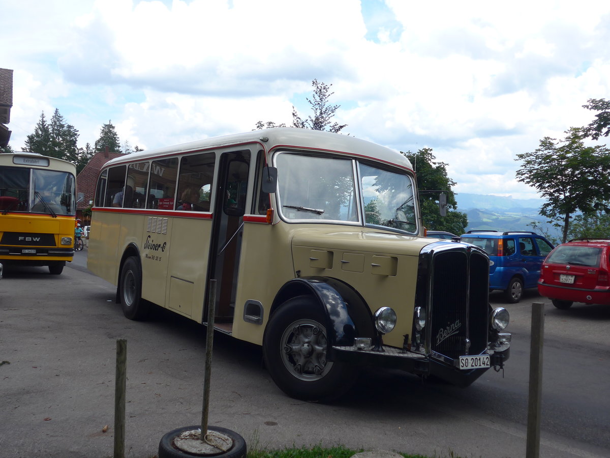 (207'511) - Steiner, Messen - SO 20'142 - Berna/Hess (ex B�rtschi, Biberen) am 7. Juli 2019 in Waldh�usern, Kurhaus