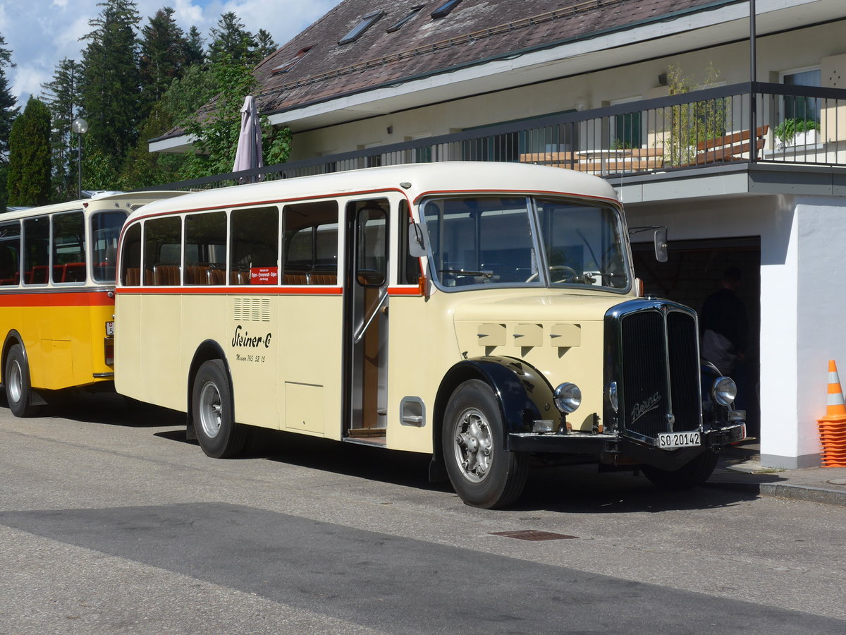 (207'533) - Steiner, Messen - SO 20'142 - Berna/Hess (ex B�rtschi, Biberen) am 7. Juli 2019 in Emmenmatt, Moosegg