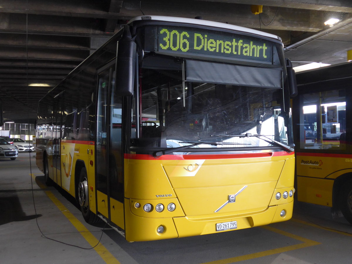 (207'558) - CarPostal Ouest - VD 261'795 - Volvo (ex PostAuto Graub�nden; ex AutoPostale Ticino Nr. 512) am 7. Juli 2019 in Bern, Postautostation