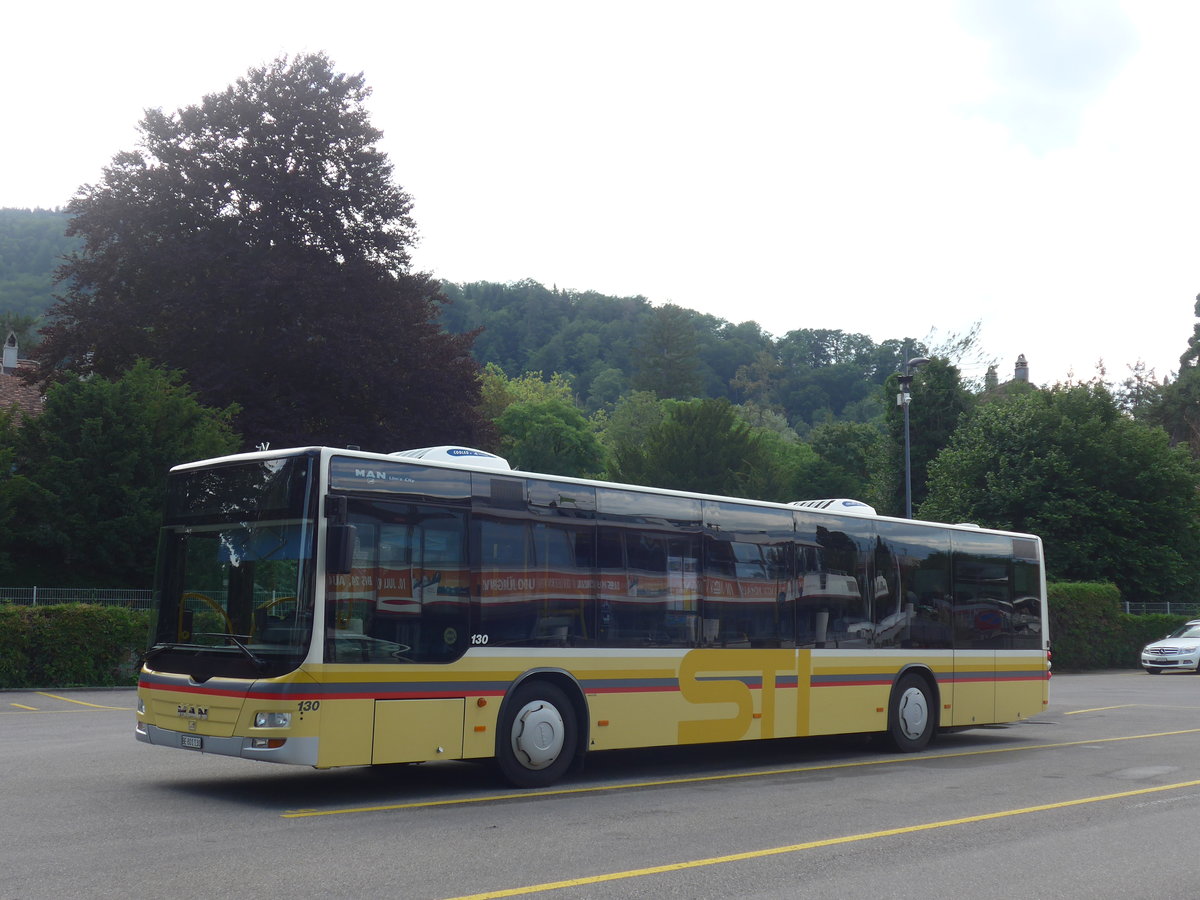 (207'573) - STI Thun - Nr. 130/BE 801'130 - MAN am 8. Juli 2019 bei der Schiffl�ndte Thun