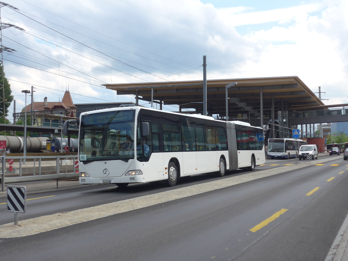 (207'611) - Intertours, Domdidier - FR 300'668 - Mercedes (ex VZO Gr�ningen Nr. 53) am 8. Juli 2019 beim Bahnhof Zollikofen