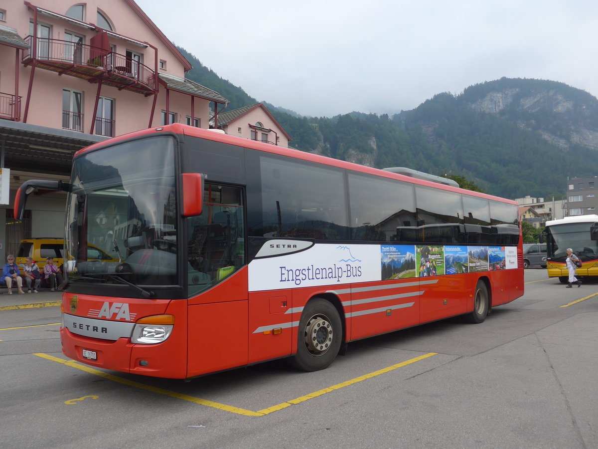 (207'633) - AFA Adelboden - Nr. 24/BE 26'701 - Setra am 9. Juli 2019 in Meiringen, Postautostation (Einsatz PostAuto f�r Engstlenalp-Bus)