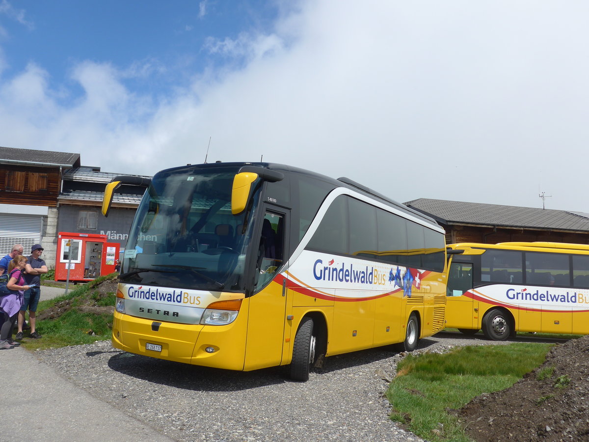 (207'698) - AVG Grindelwald - Nr. 26/BE 268'737 - Setra am 9. Juli 2019 auf dem M�nnlichen