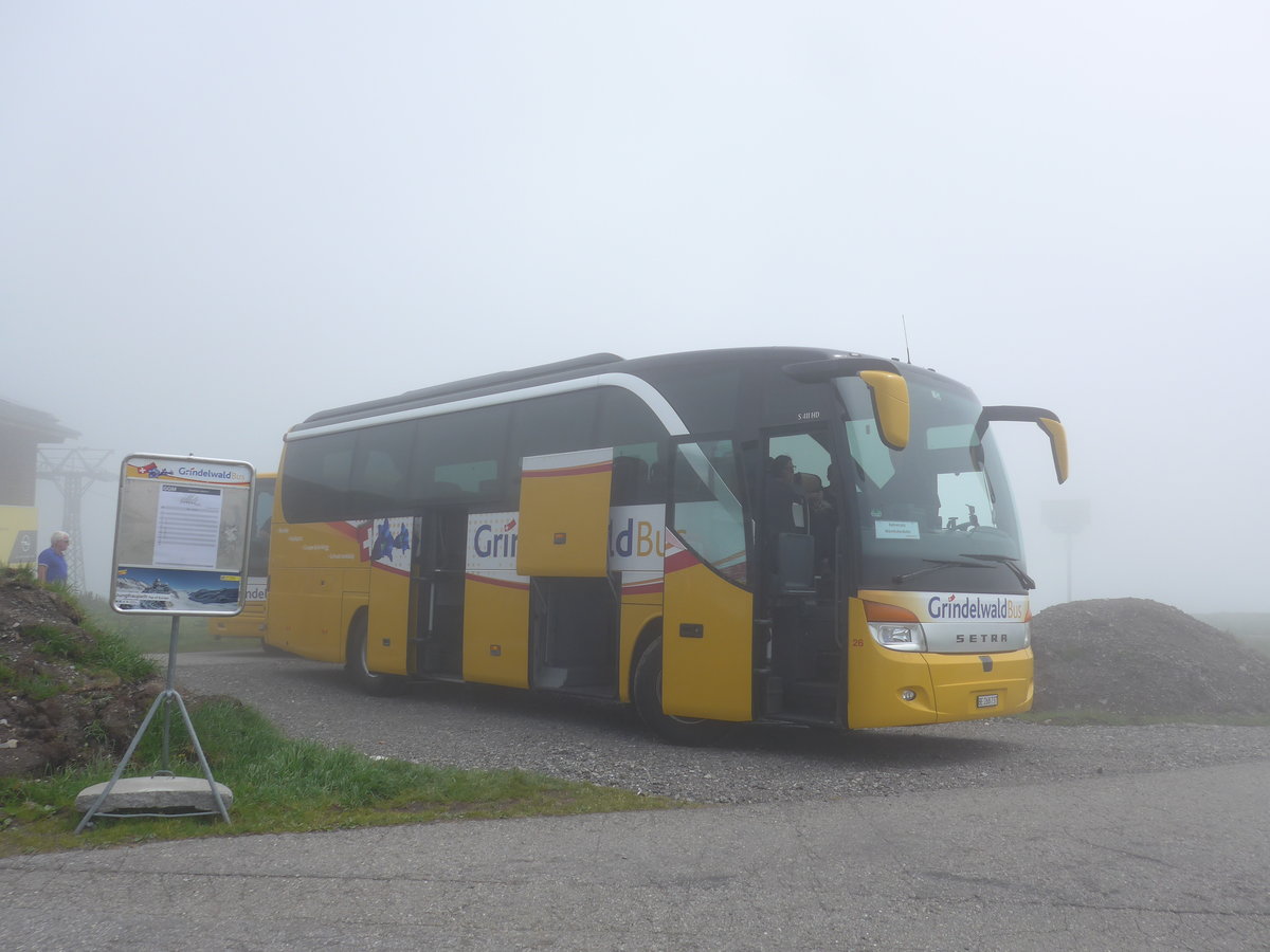 (207'709) - AVG Grindelwald - Nr. 26/BE 268'737 - Setra am 9. Juli 2019 auf dem M�nnlichen