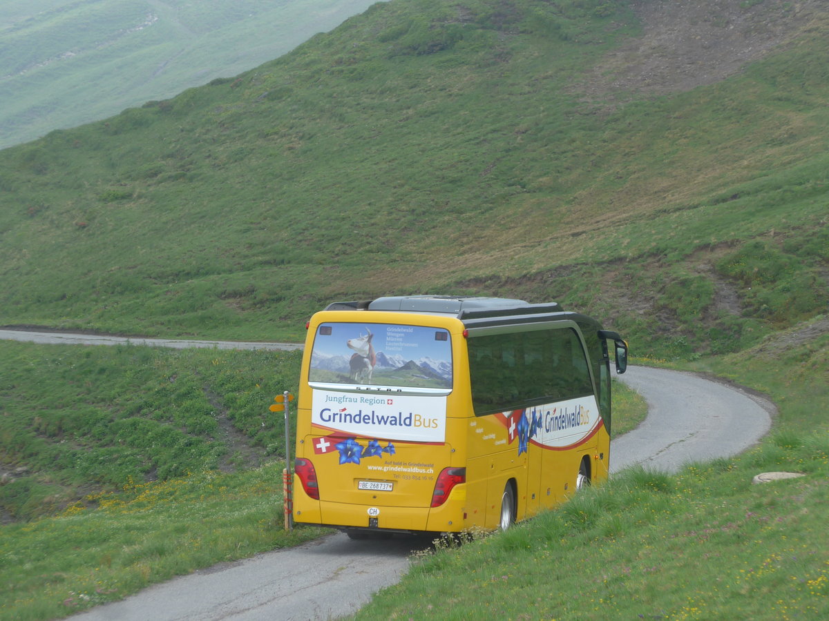(207'714) - AVG Grindelwald - Nr. 26/BE 268'737 - Setra am 9. Juli 2019 auf dem M�nnlichen