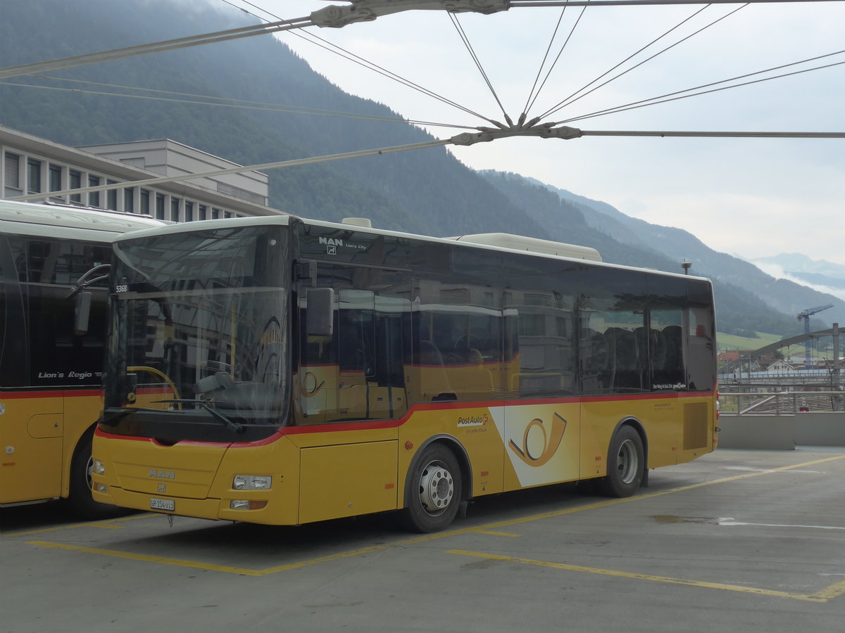 (208'019) - Bossi&Hemmi, Tiefencastel - GR 154'013 - MAN/G�ppel (ex Zegg, Samnaun) am 21. Juli 2019 in Chur, Postautostation