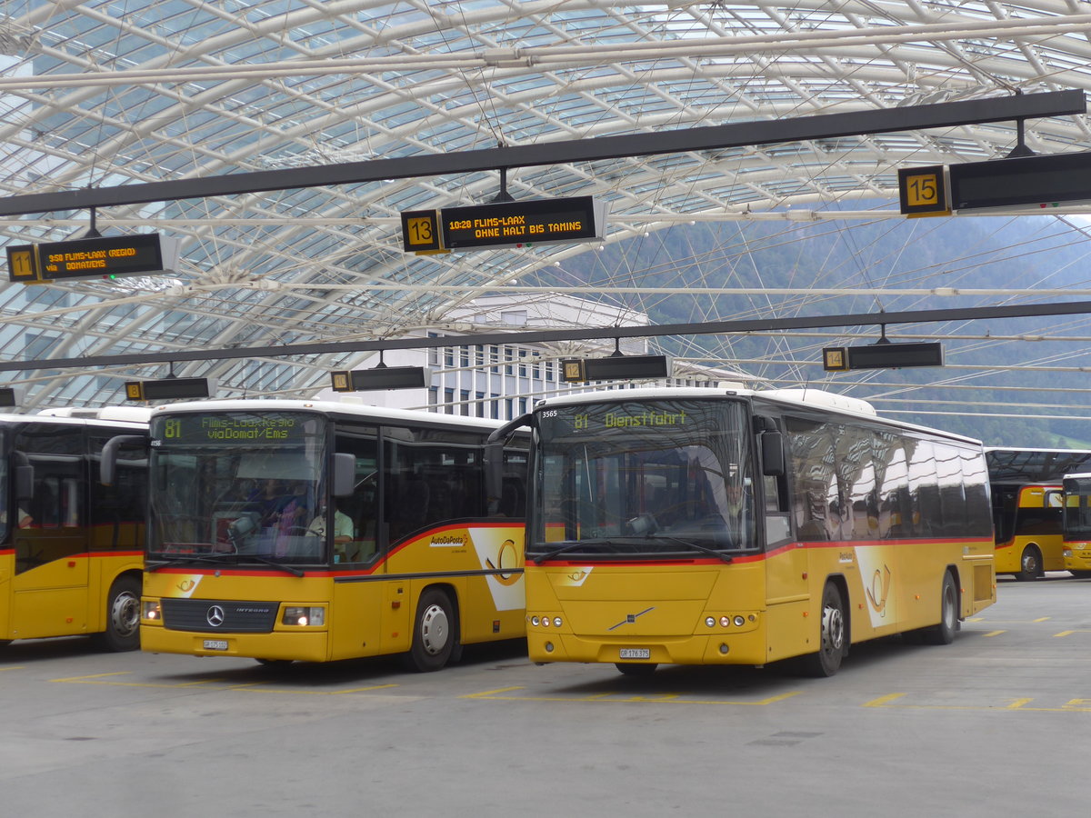 (208'024) - PostAuto Graub�nden - GR 176'375 - Volvo (ex PostAuto Ostschweiz; ex Casutt, Gossau; ex PostAuto Ostschweiz) am 21. Juli 2019 in Chur, Postautostation